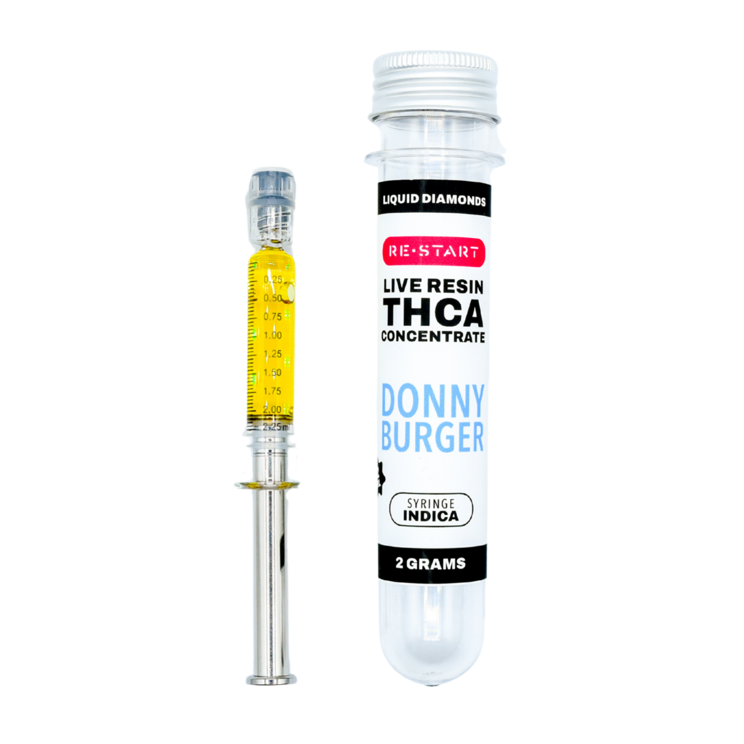 THCA Live Resin Dab Syringe (I) Donny Burger + Free Accessory / 2mL/2G (Reg. Price $70) *ATX Only
